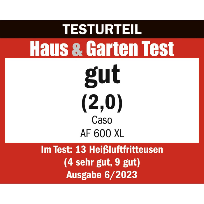 Велика фритюрниця з об'ємом кошика 6 л, 12 автоматичними програмами, сенсорним керуванням, таймером від 1 до 60 хвилин, знімним кошиком для смаження (можна мити в посудомийній машині), 600 XL -