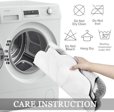 Сірий килимок для ванної кімнати, ромашки, милий килимок для ванної, квітковий візерунок, нековзний, абсорбуючий, мікрофібра, декор для ванної кімнати, спальні, акуратні кімнати, раковини, 60x130 см Сірий, білий 24&39 x 51&39 (нерегулярний)