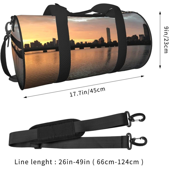 Дорожня сумка Міський Захід Сонця, спортивна сумка для чоловіків та жінок, сумка-мішок, спортивна дорожня сумка