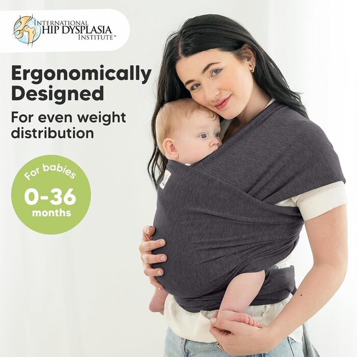 Дихаючі дитячі слінги, Baby Carrier для новонароджених з народження, Baby Wrap Sling для новонароджених, Toddler Hands Free Baby C