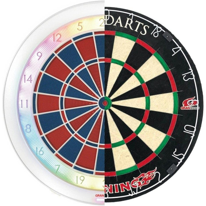 Дошка для розваг GranBoard 132, турнірні розміри, чорний, білий, червоний, зелений