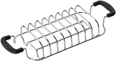 Насадка для смаження Smeg Bun TSBW01, металева, хромована/чорна, маленька