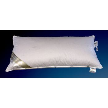 Подушка Betten Hofmann Extreme Volume з пуху та пера, дуже жорстка, 40x80 см, наповнювач 1200 г, щільна та міцна, забезпечує підтримку, натуральний продукт, не вищипує живих істот