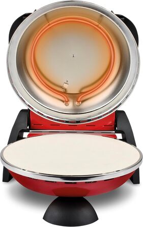 Піца Outdoor Pleasure, піч для піци, 1200 Вт, 400C, червона, 3 Ferrari G10006