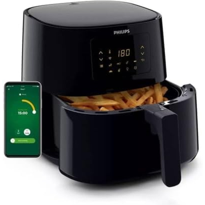 Фритюрниця Philips Essential Airfryer XL HD9280/70 2000 Вт Нуар