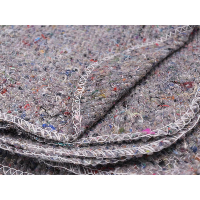 Ковдри для переїзду, меблеві ковдри, ковдри для зберігання речей, пакувальні ковдри, 150 x 200 см, 330-350 г/м, сірі, з підшиванням з обох боків (5 шт. )