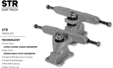 Комплект для серфінгу з літаючими колесами Hula 31&39 - Класичний - Серія STR