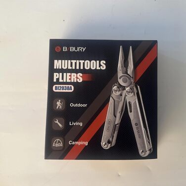 Багатофункціональні плоскогубці BIBURY з відкривачкою для пляшок, складаний багатофункціональний інструмент для чоловіка, портатив