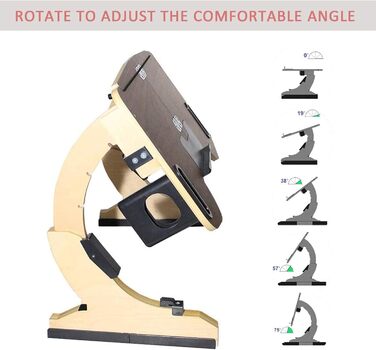 Регульований складаний столик для ноутбука в ліжко, приліжкова тумбочка, столик для сніданку, підставка для ноутбука, стіл для догляду, багатофункціональний столик для дивана, чорний
