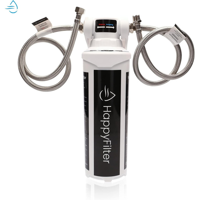 Вапняний фільтр для води HappyFilter не потрібен окремий кран стійкий дизайн більше ніяких кальцинованих кухонних приладів фільтр з активованого вугілля Система швидкої зміни дуже проста установка.