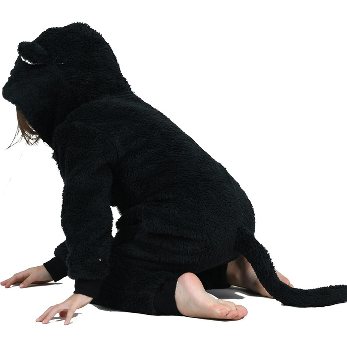 Кігурумі Кошеня Wunsy, суперм'який фліс, чорно-білий 5–6 років