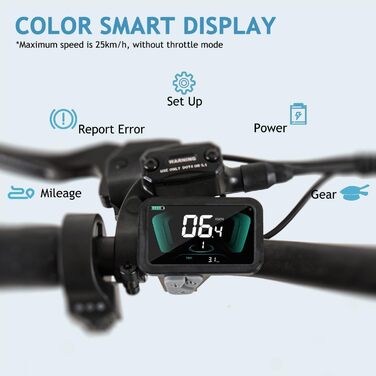 Електричні велосипеди HANEVEAR 20-дюймовий складний електровелосипед Pedelec 24Ah/48V літієва батарея до 140 км, задній двигун 250 Вт, гідравлічні гальма, міський електровелосипед для жінок та чоловіків із заднім кошиком, синій