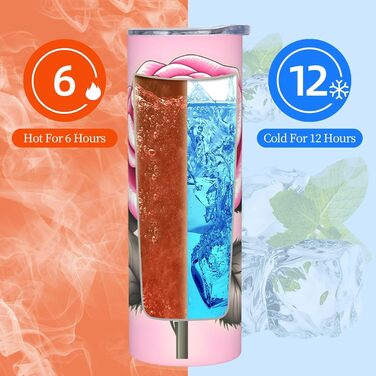 Кухоль з прямою трубочкою, красиві рожеві троянди, принт, дорожній кухоль, підходить для кемпінгу, офісу та дому, 590 мл