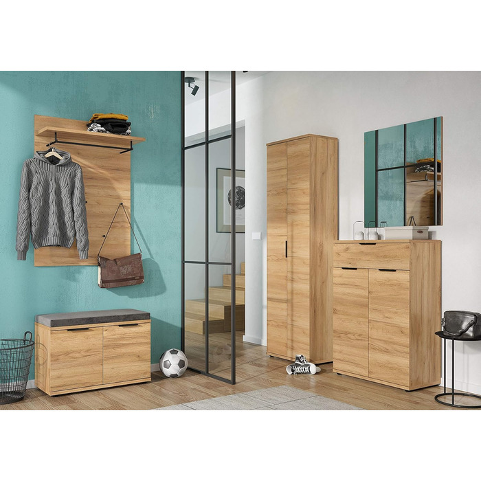 Шафа для взуття, дуб Наварра, 75 x 108 x 37 см Шафа для взуття, дуб Наварра, 2790-243