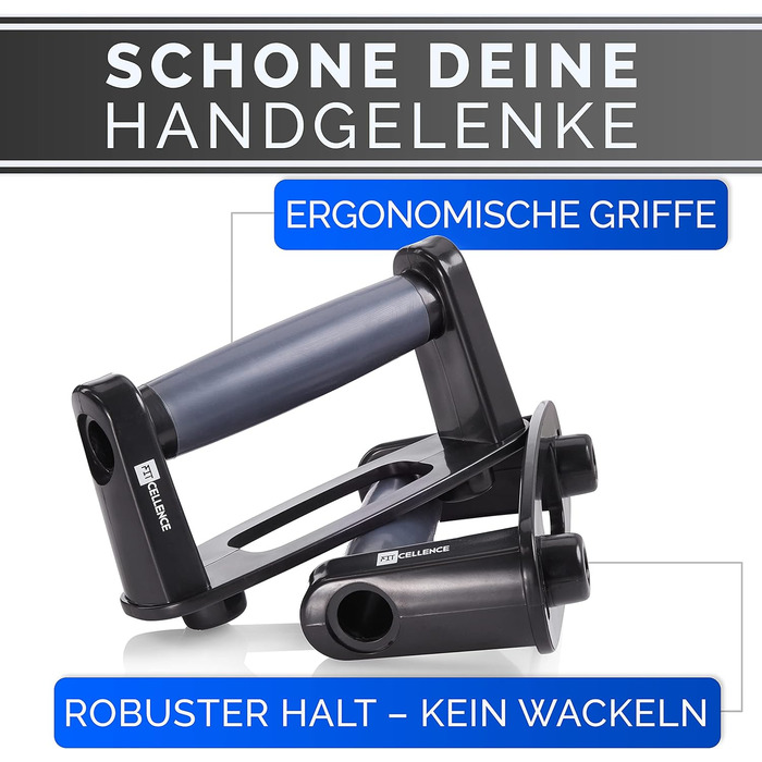 Складана дошка для віджимань 12-в-1 - Включає 10-тижневий план тренувань - Преміальна дошка для віджимань 12-в-1 Розроблена в Німеччині з інструкціями німецькою мовою для ваших тренувань - Ручки для віджимань
