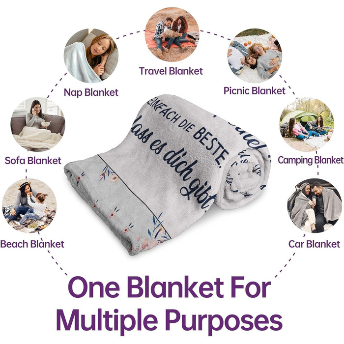 Подарунок на день народження бабусі, персоналізована суперм&39яка фланелева ковдра, подарунок на день народження бабусі 157 * 132 см