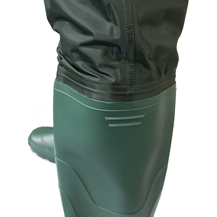 Вейдерси, рибальські штани, чоботи для риболовлі, для ставків, гумові, ПВХ, нейлонові, розмір 44