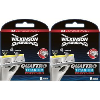 Леза для бритви Wilkinson Sword Quattro Titanium Precision, 16 шт.