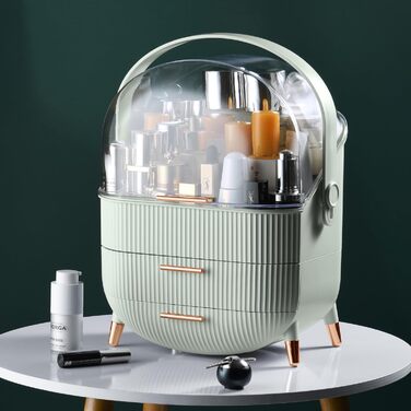 Органайзер для косметики CANITORON, велика місткість, органайзер для догляду за шкірою на туалетному столику, портативна вітрина д