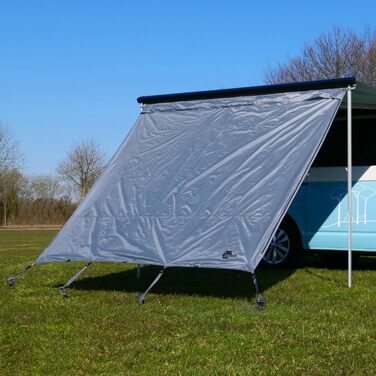 Х 2 м - передня стінка для тенту Bulli, захист від сонця, вітру та дощу, 2,4