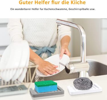 Мильниця, 2 шт. и мильниця силіконова зі зливом, тримач для мила силіконовий для ванної кімнати душ нековзний дизайн мильниця для