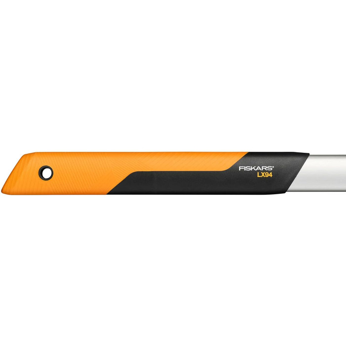 Садові секатори Fiskars PowerGear X з обхідним механізмом, з антипригарним покриттям, зі сталі високої твердості, довжина 57 см, чорно-помаранчеві, LX92-S, 1020186 LX 92 (57 см)