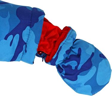 Дитячий зимовий комбінезон з капюшоном, зимовий костюм з рукавичками та пінетками, комплект теплого одягу для дівчаток та хлопчиків, 9-12 місяців () A