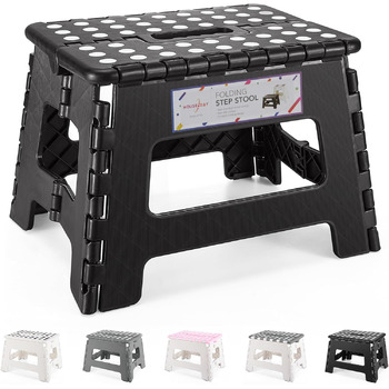 Складаний табурет для дітей - сходинка для дітей складаний пластиковий складаний стілець стілець табурет сходинка для дітей (чорни