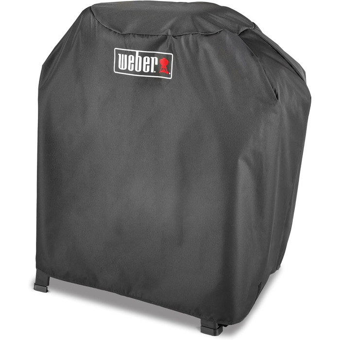 Захисний чохол Weber Premium для гриля Lumin на підставці, повітропроникний, стійкий до УФ-випромінювання та вологи, захист від вітру та негоди, з застібкою-липучкою чорний (3401289)