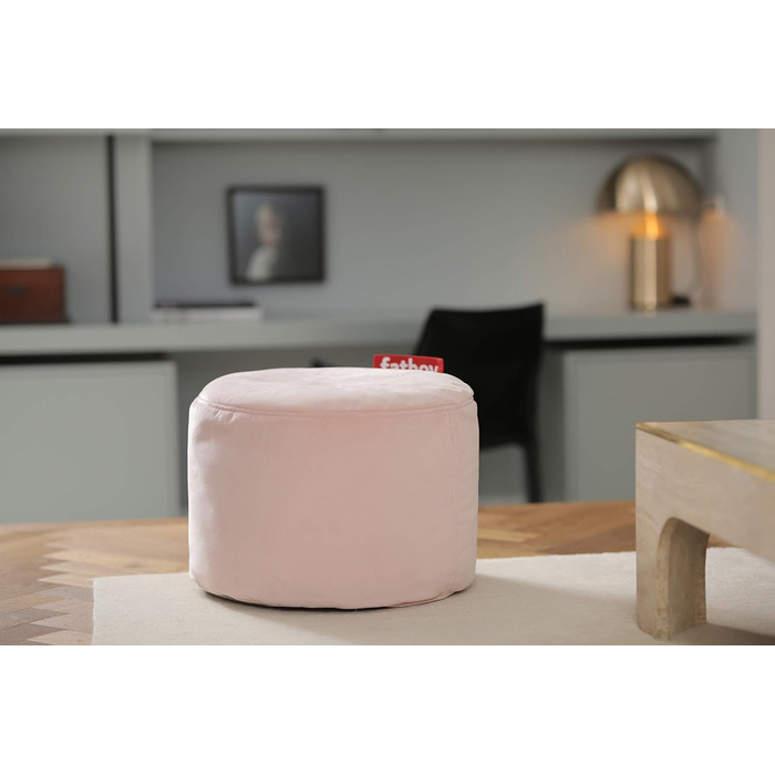 Крісло-мішок Fatboy Point Velvet з оксамитового сидіння для приміщень - Перлинно-рожевий (Перлинно-рожевий)