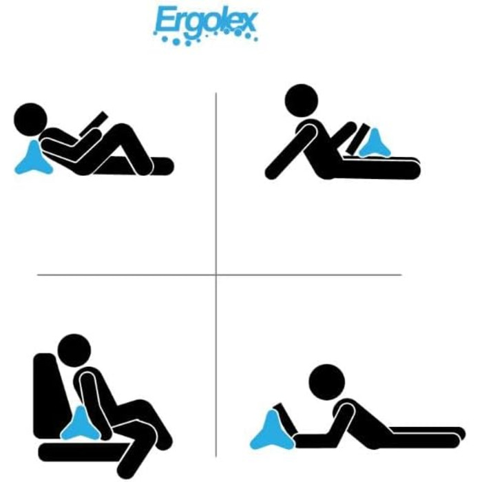 Книжковий корпус кістка для читання, подушка для читання ергономічна подушка-підтримка для книг та планшетів ідеальна подушка для шиї або підставка для книг для ліжка та дивана