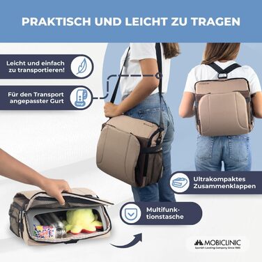 Портативний стільчик для годування, Monkey, дорожній стільчик для годування, від 6 до 36 місяців, до 15 кг, складний, регульовані