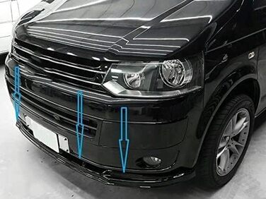 Передній спойлер автомобіля Губа для VW T5 T5.1 2009-2015 Стійкий до подряпин Стійкий до зіткнень Губний спойлер Губа переднього бампера, автомобільні аксесуари.