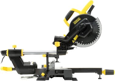 Панельна пила Stanley FatMax FME721 (1500 Вт, 216 мм, з лазерною направляючою, 2 висувними опорами для матеріалу, мішком для пилу,