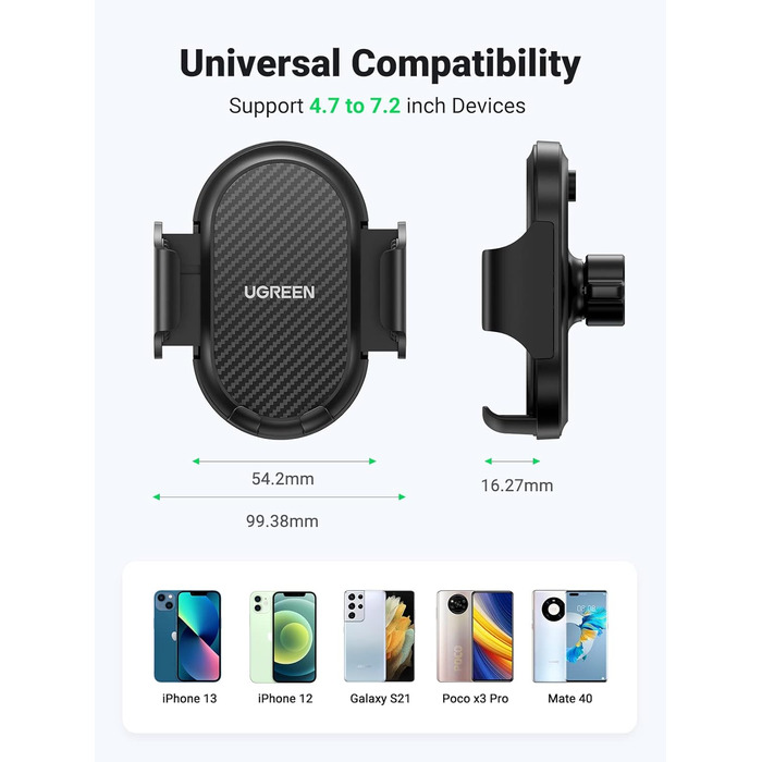 Тримач для мобільного телефону автомобільна вентиляція універсальний 360 градусів автомобільний тримач для мобільного телефону для