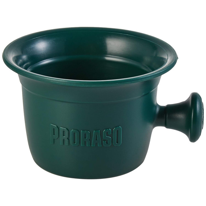 Професійна кружка для гоління Proraso, чаша для гоління з ручкою, об&39ємом 300 мл, традиційна мильниця для крему для гоління, класично-зелений колір, зроблено в Італії