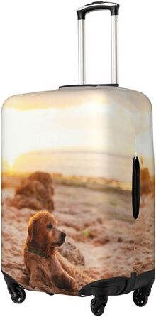 Чохол для валізи BAFAFA з принтом, захисний чохол для багажу, еластичний захист від подряпин та пилу, чорний, розмір 95