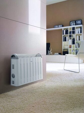 Конвекторний обігрівач De&39Longhi HCM2030 - 3 рівні нагріву для приміщень об&39ємом до 60 м, запобіжний термостат, функція захисту від замерзання, кімнатний термостат, сірий