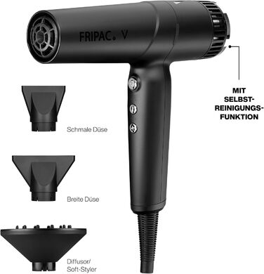 Фен Fripac V Фен з цифровим двигуном і функцією самоочищення Професійний фен