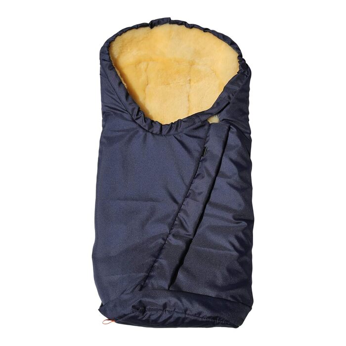 Овчина - ДИТЯЧА МІШОК ДЛЯ НОГ Дитячий грілка для ніг колір синій