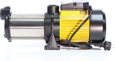 Багатоступінчастий відцентровий насос XPOtool 10200 л/год, 1650 Вт, напір 65 м, висота всмоктування 8 м, 2850 об/хв, водяний насос для систем водопостачання будинку, саду та городу