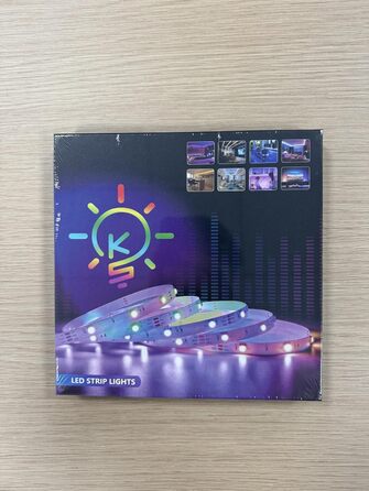 Світлодіодна стрічка Keepsmile 30 м, RGB світлодіодна стрічка з пультом дистанційного керування та Bluetooth APP, налаштування тай