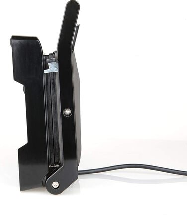 Контактний гриль, 1000 Вт, пластик, чорний гриль 1000 Вт, 1000E