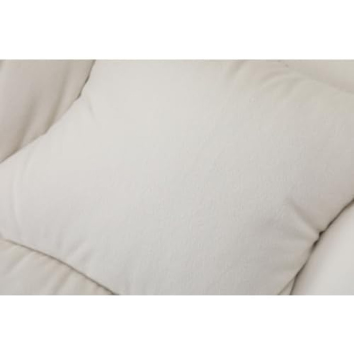 Бежеве робоче крісло з підголівником регульоване по висоті обертове крісло з велюрової тканини, крісло для домашнього офісу з підлокітниками та золотими ніжками, легке складання