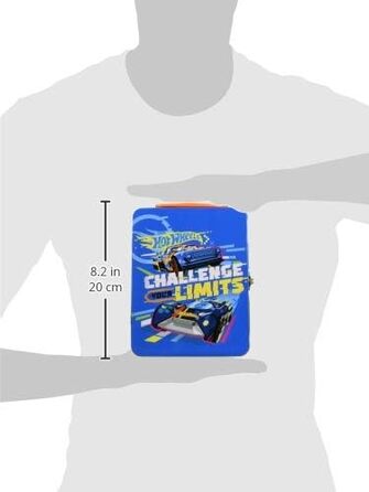 Колекційний кейс Theo Klein 2883 Hot Wheels, металевий кейс для іграшок до 18 автомобілів, 21 x 15,5 x 8,5 см, іграшка для віком в