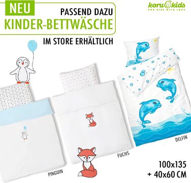 Дитяча подушка Koru Kids 40x60 см - 100 канадський пух - дитяча подушка 40x60 - можна прати при 60 градусах - Oeko-Tex - дитяча по