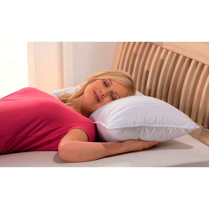 Подушка для шиї Jekatex Boxspring - Кишенькова пружина - приблизно 40x80 см - Подушка для голови