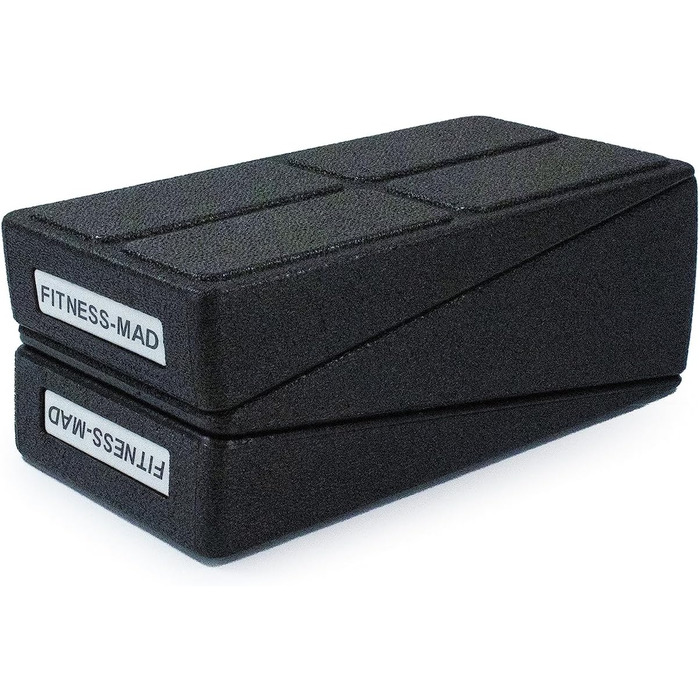 Комплект клинів для йоги з піни EPP (3 шт.) (один розмір) (чорний)