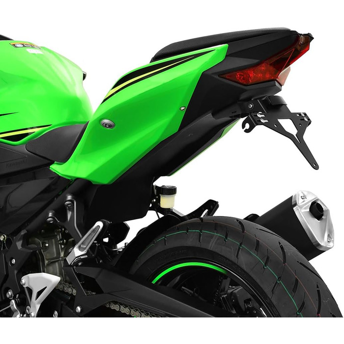 Тримач номерного знака мотоцикла ZIEGER сумісний з Kawasaki Ninja 400