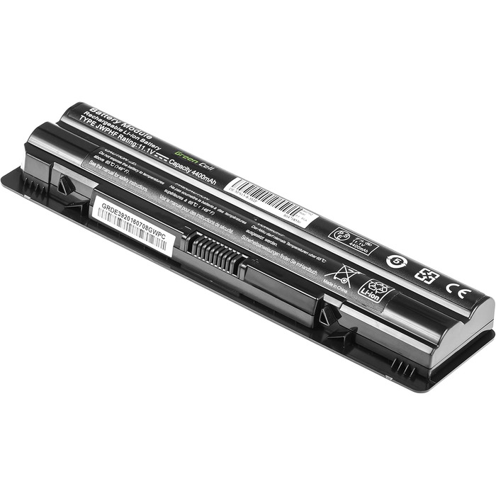 Акумулятор для ноутбука Green Cell Standard Series JWPHF/R795 шт. для Dell XPS L40 L402 шт. L50 L502 шт. L70 L702 шт. P09E P09E001 P09E002 P11F P11F001 P11F003 P12G P12G001 (6 елементів, 4400 мАг, 10,8-11,1 В) Стандартний - елементи Green Cell 4400 мАг